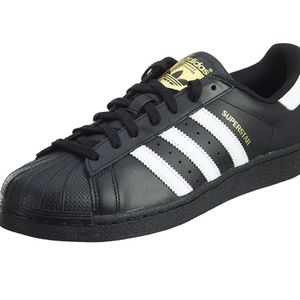 Adidas Black Shell Toe